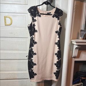 Jax Black and Pink Floral Mini Dress